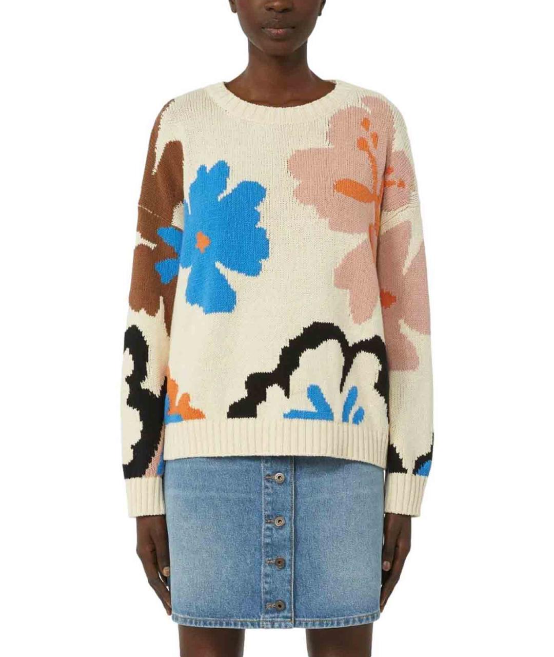WEEKEND MAX MARA Мульти хлопковый джемпер / свитер, фото 2