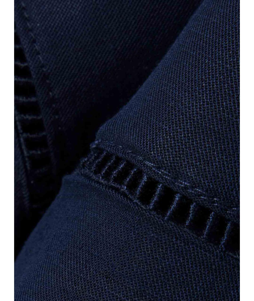 LACOSTE Синие льняные шорты, фото 5