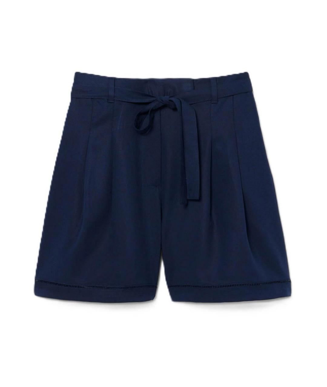 LACOSTE Синие льняные шорты, фото 1