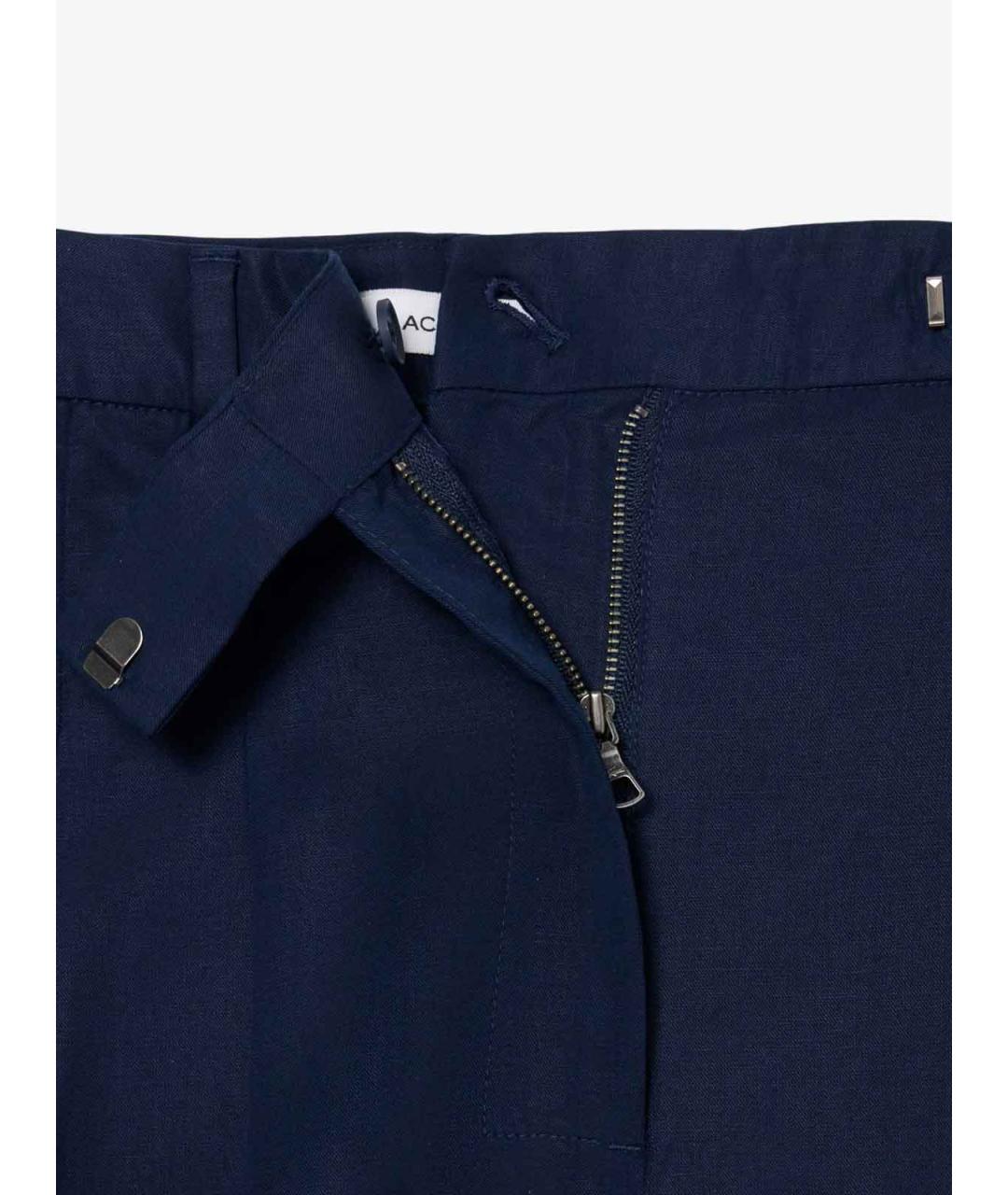 LACOSTE Синие льняные шорты, фото 3