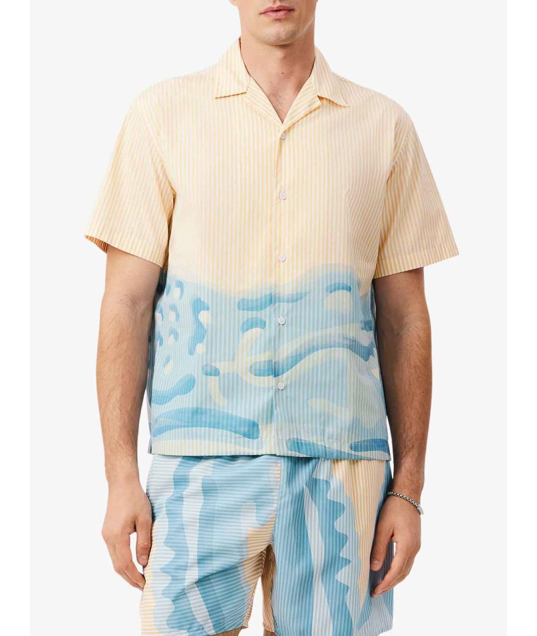 LACOSTE Мульти льняная кэжуал рубашка, фото 5