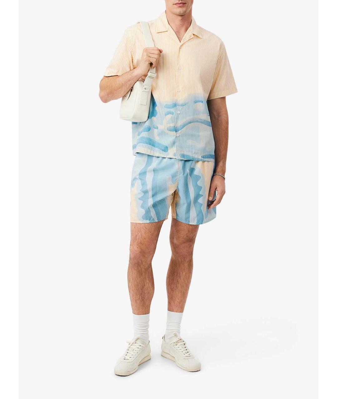 LACOSTE Мульти льняная кэжуал рубашка, фото 6