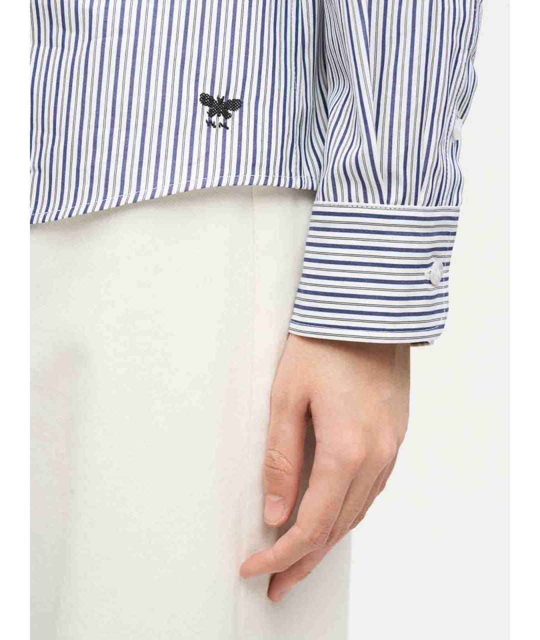 WEEKEND MAX MARA Синяя хлопковая рубашка, фото 2