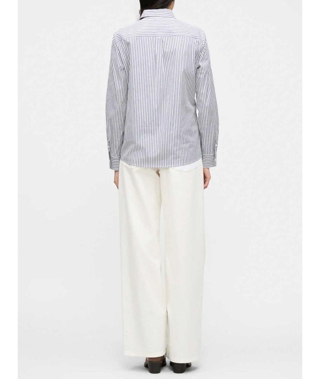 WEEKEND MAX MARA Синяя хлопковая рубашка, фото 4