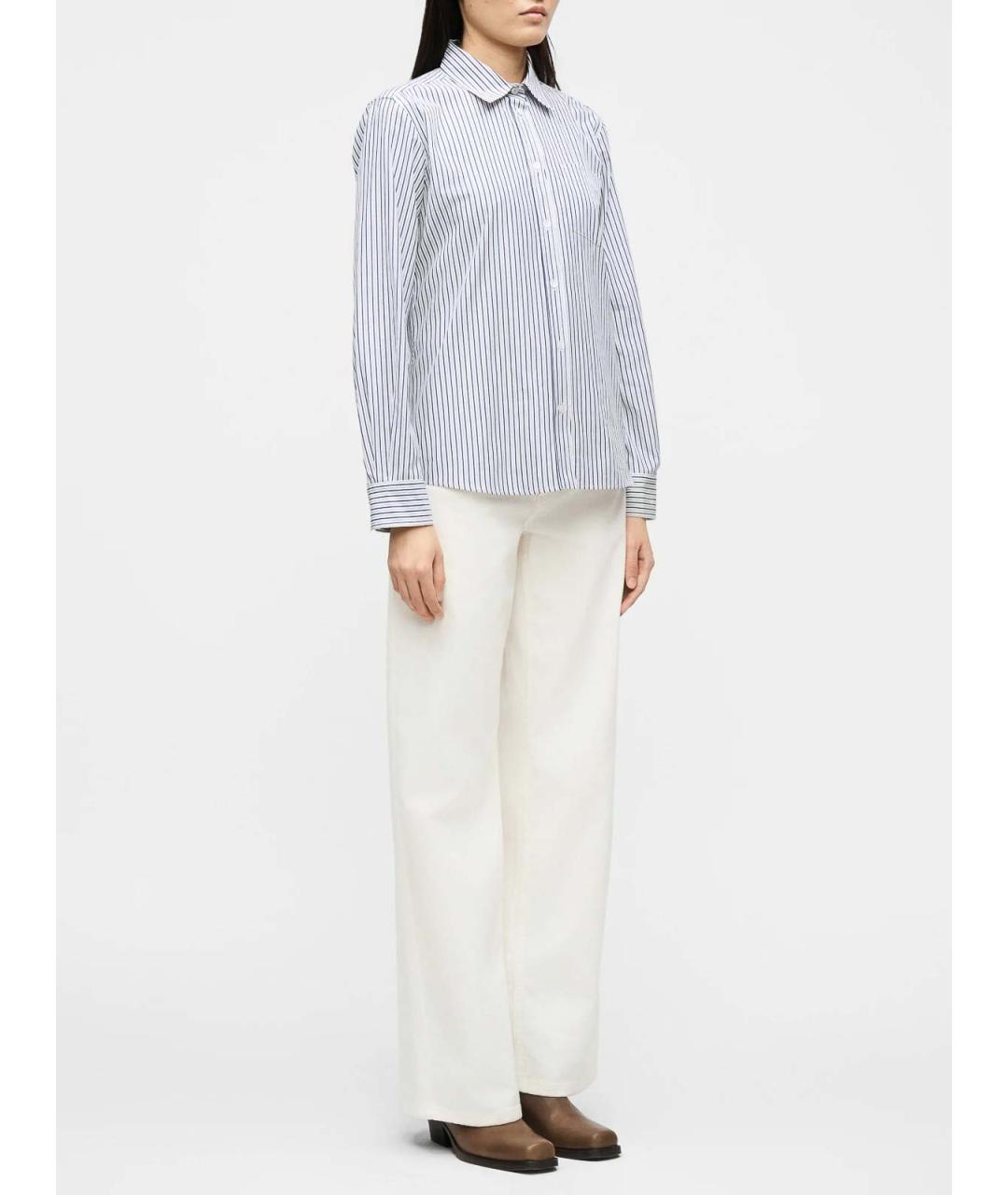 WEEKEND MAX MARA Синяя хлопковая рубашка, фото 5