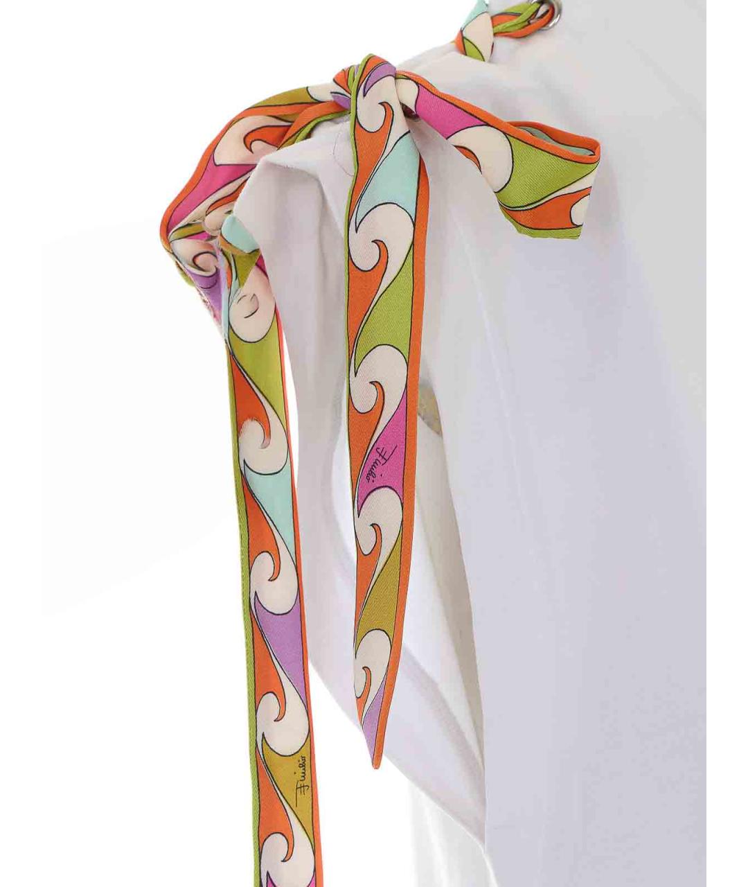 EMILIO PUCCI Белая вискозная майка, фото 3