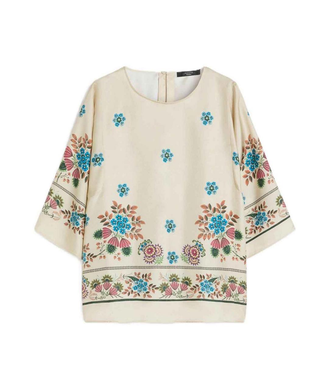 WEEKEND MAX MARA Мульти хлопковая рубашка, фото 1