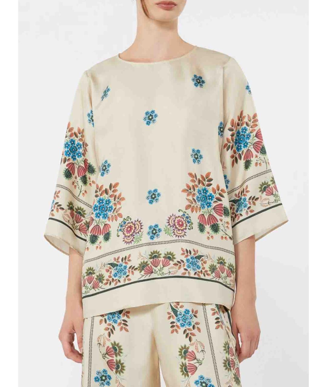 WEEKEND MAX MARA Мульти хлопковая рубашка, фото 4