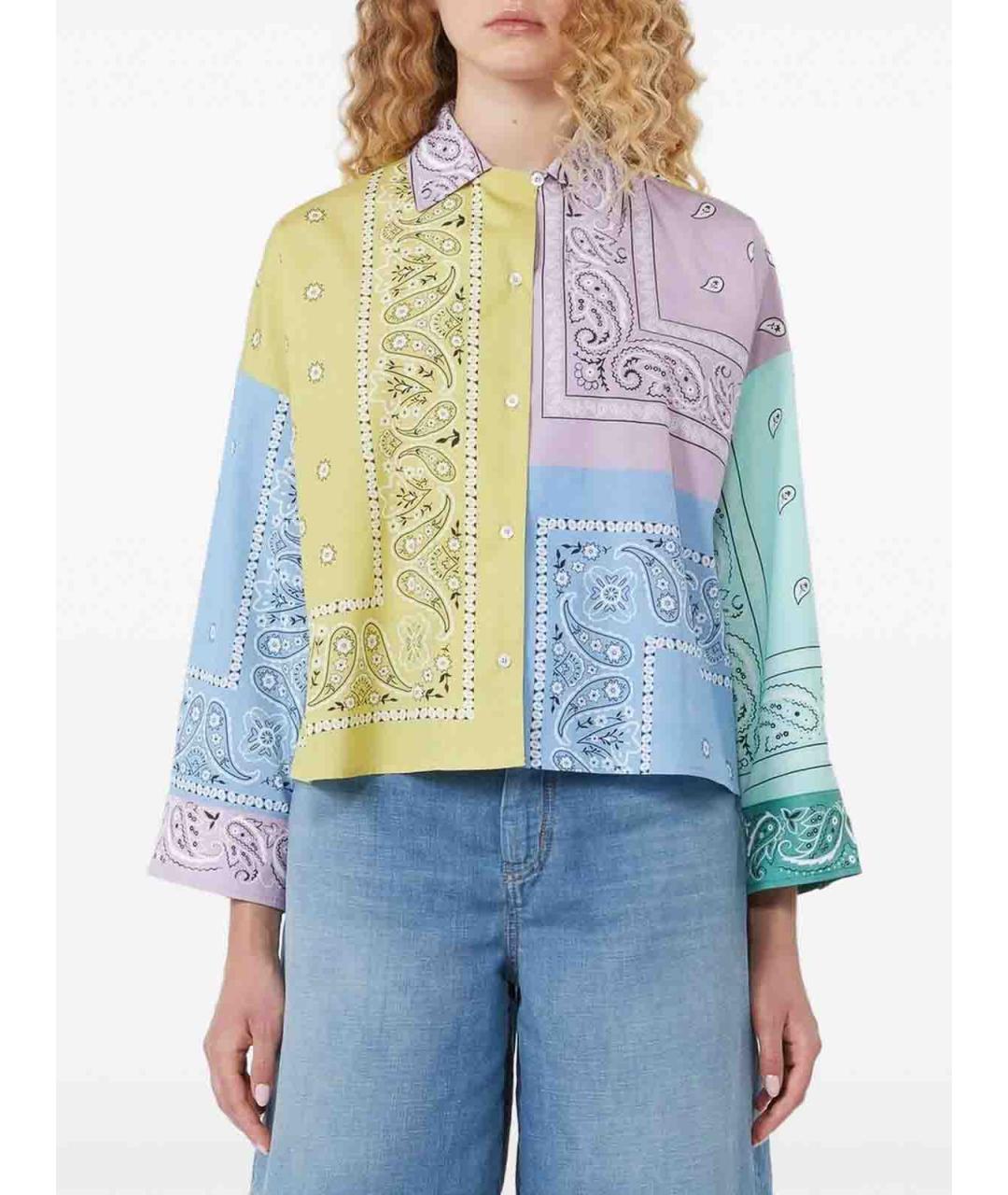 WEEKEND MAX MARA Мульти хлопковая рубашка, фото 3