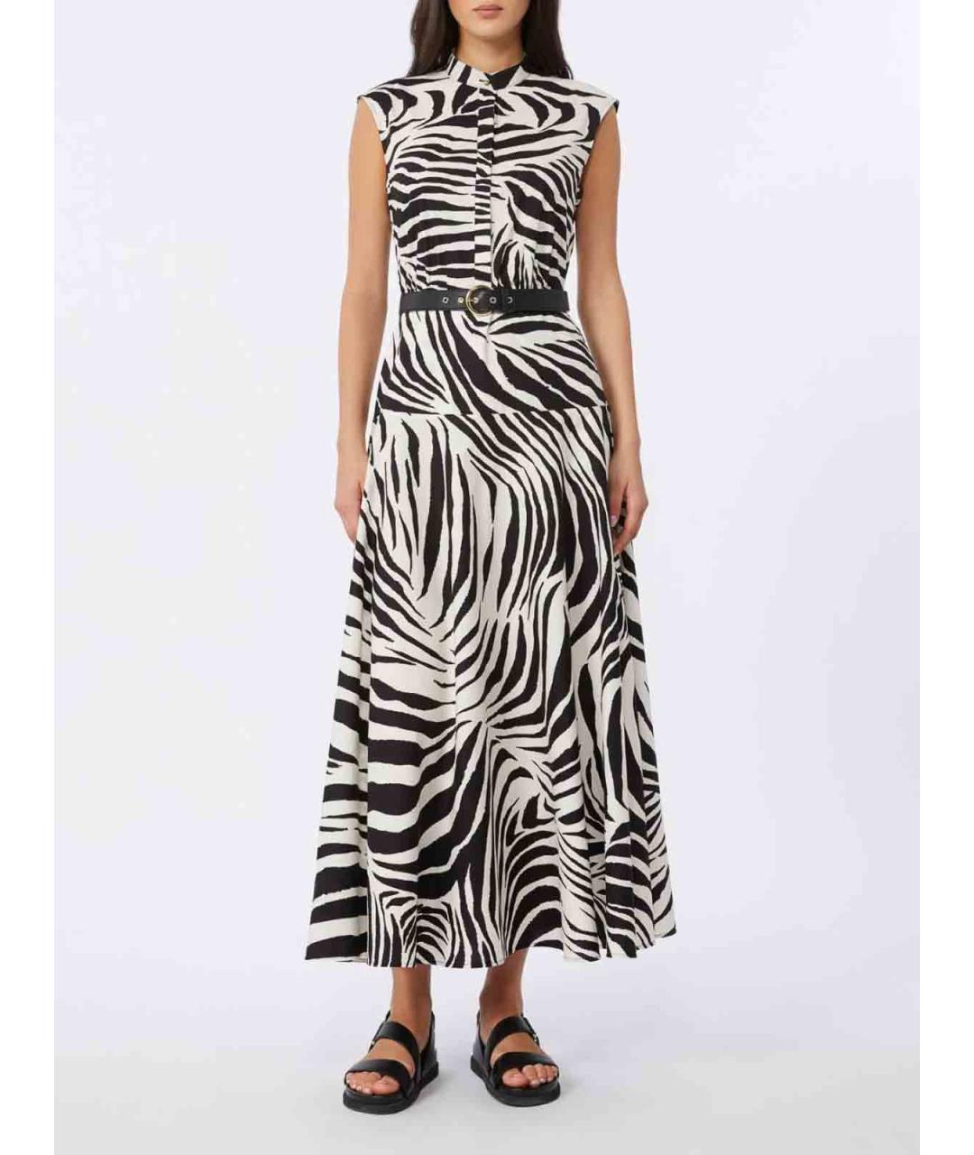 MAX MARA STUDIO Мульти хлопковое повседневное платье, фото 3