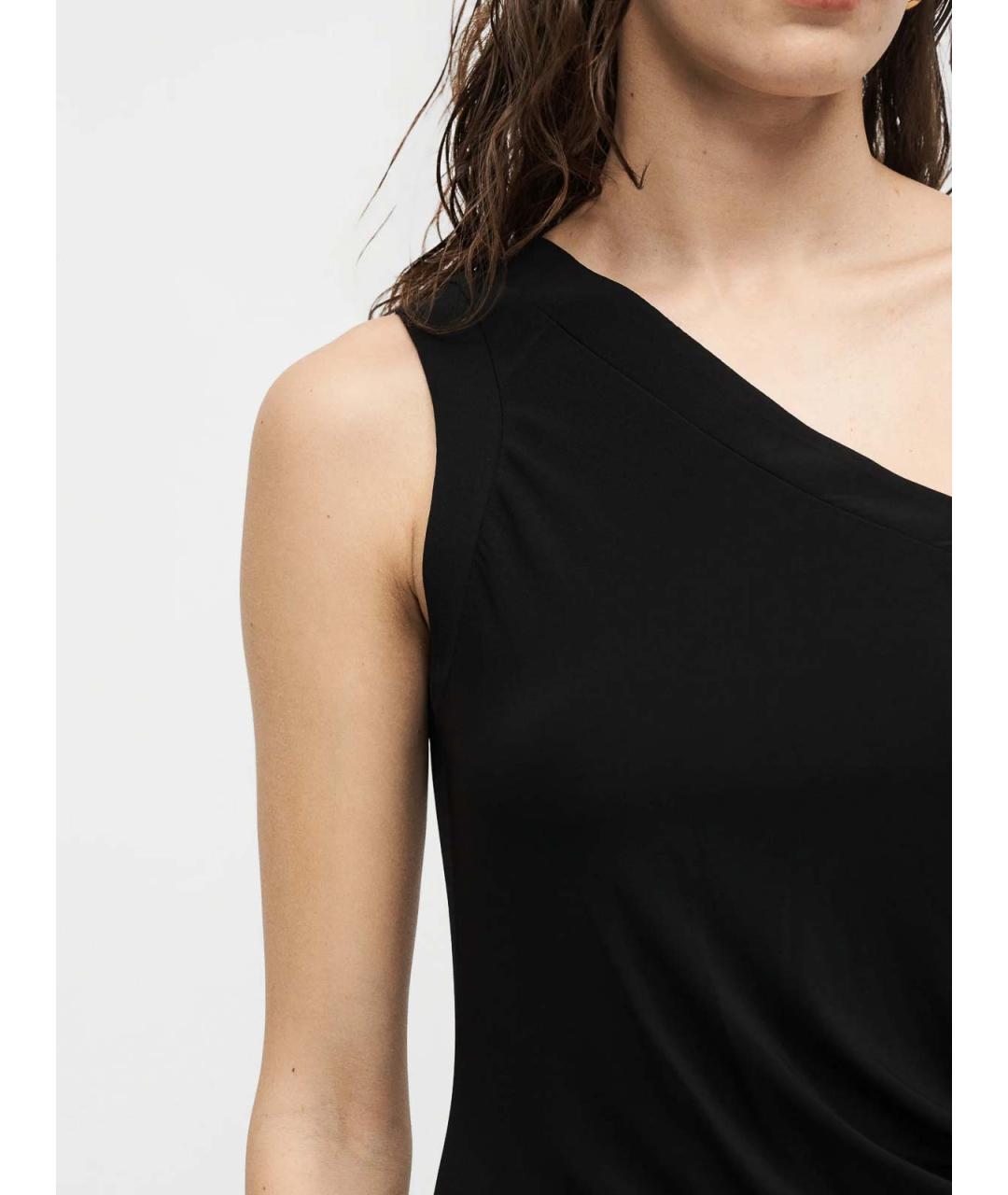 MAX MARA Черное вискозное вечернее платье, фото 6