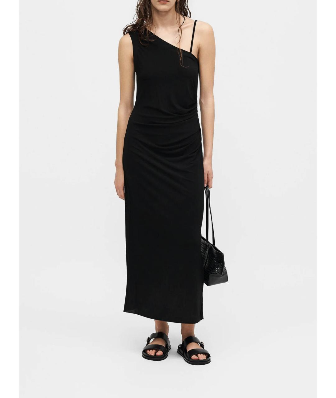 MAX MARA Черное вискозное вечернее платье, фото 3