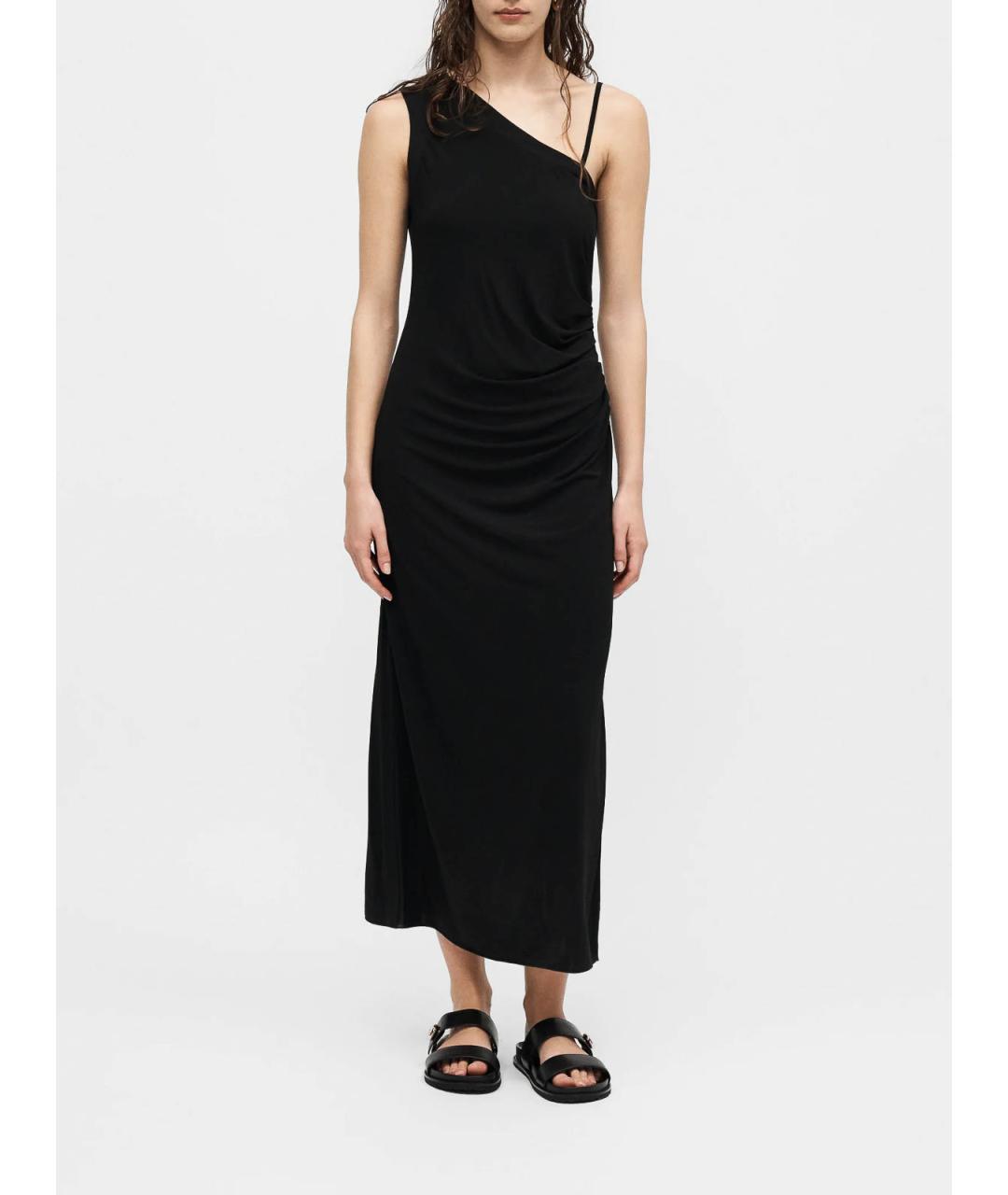 MAX MARA Черное вискозное вечернее платье, фото 2
