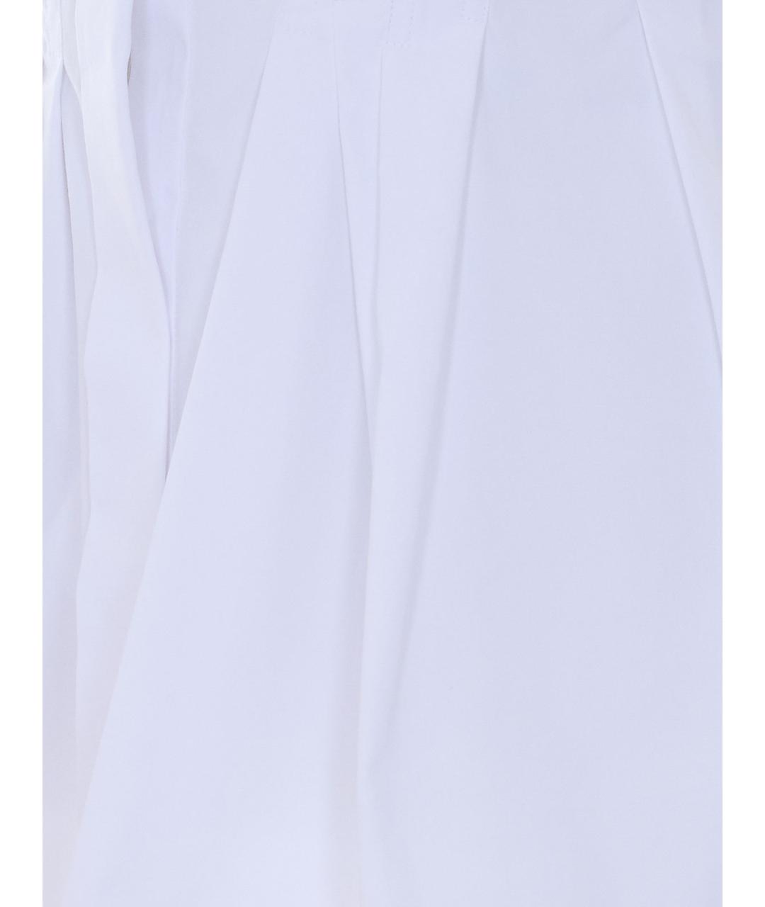 SPORTMAX Белая хлопковая рубашка, фото 3