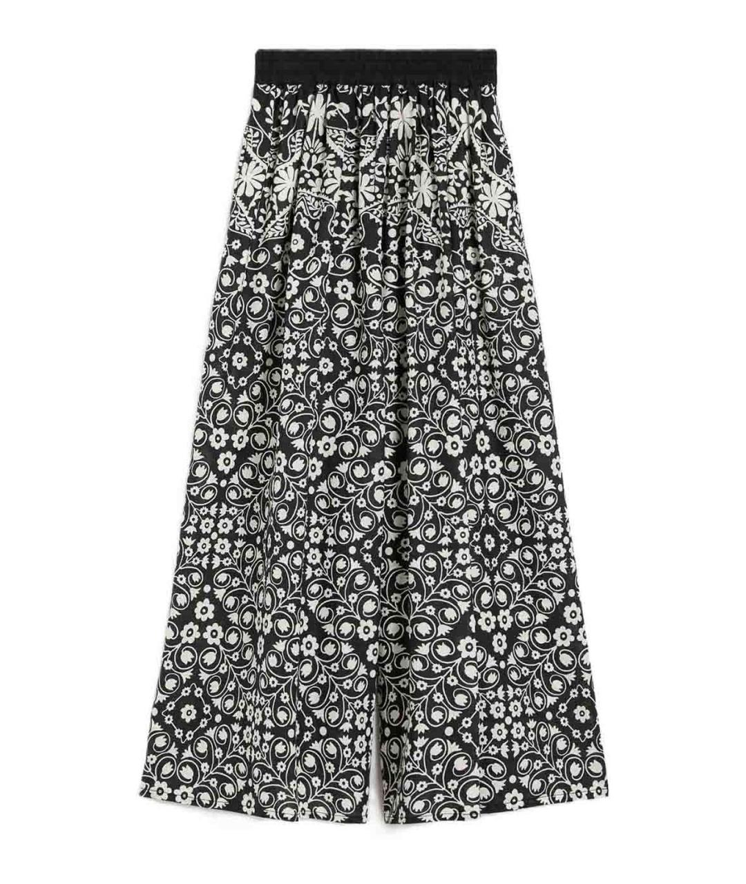 WEEKEND MAX MARA Мульти хлопковые брюки широкие, фото 1