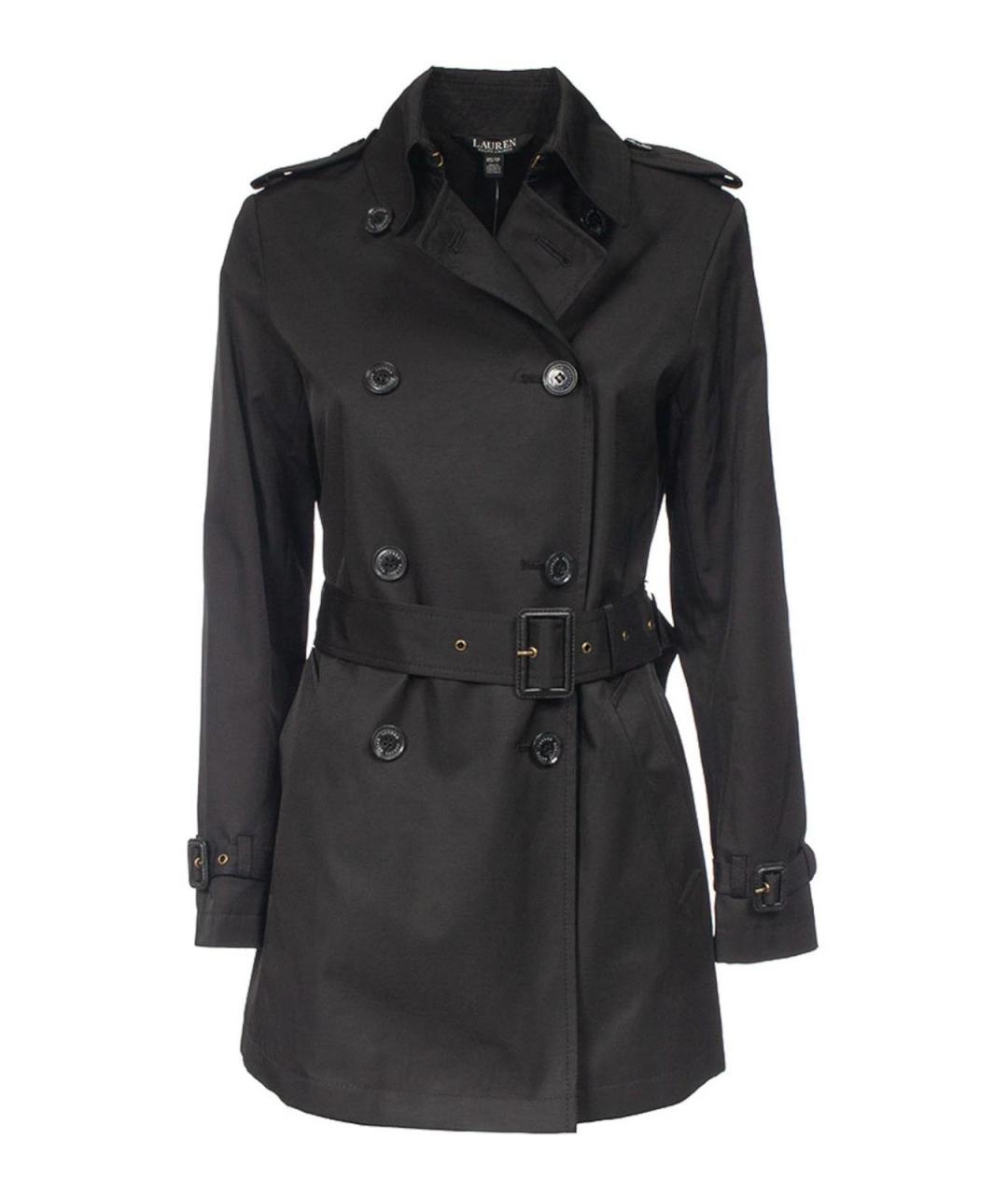 RALPH LAUREN Черное хлопковое вечернее платье, фото 1