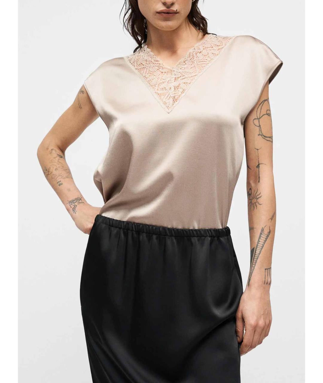 WEEKEND MAX MARA Черная хлопковая юбка миди, фото 6