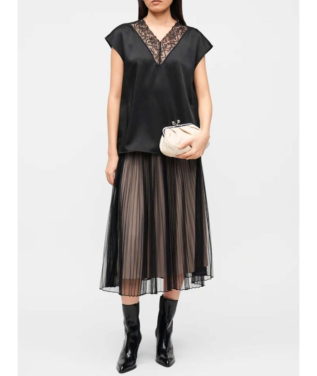 WEEKEND MAX MARA Черная блузы, фото 3