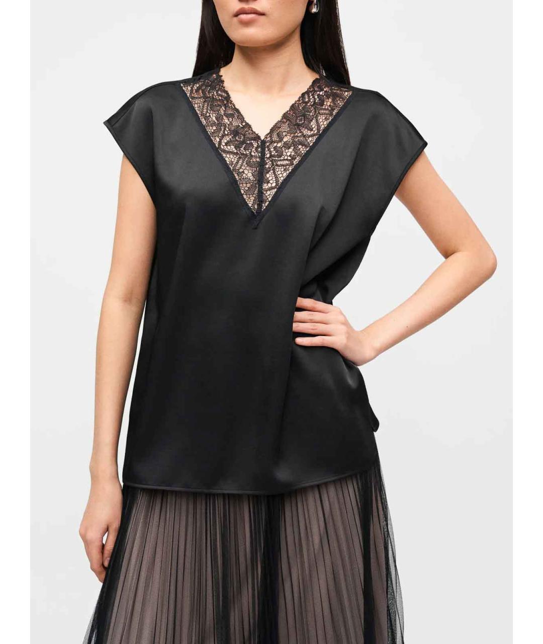 WEEKEND MAX MARA Черная блузы, фото 6