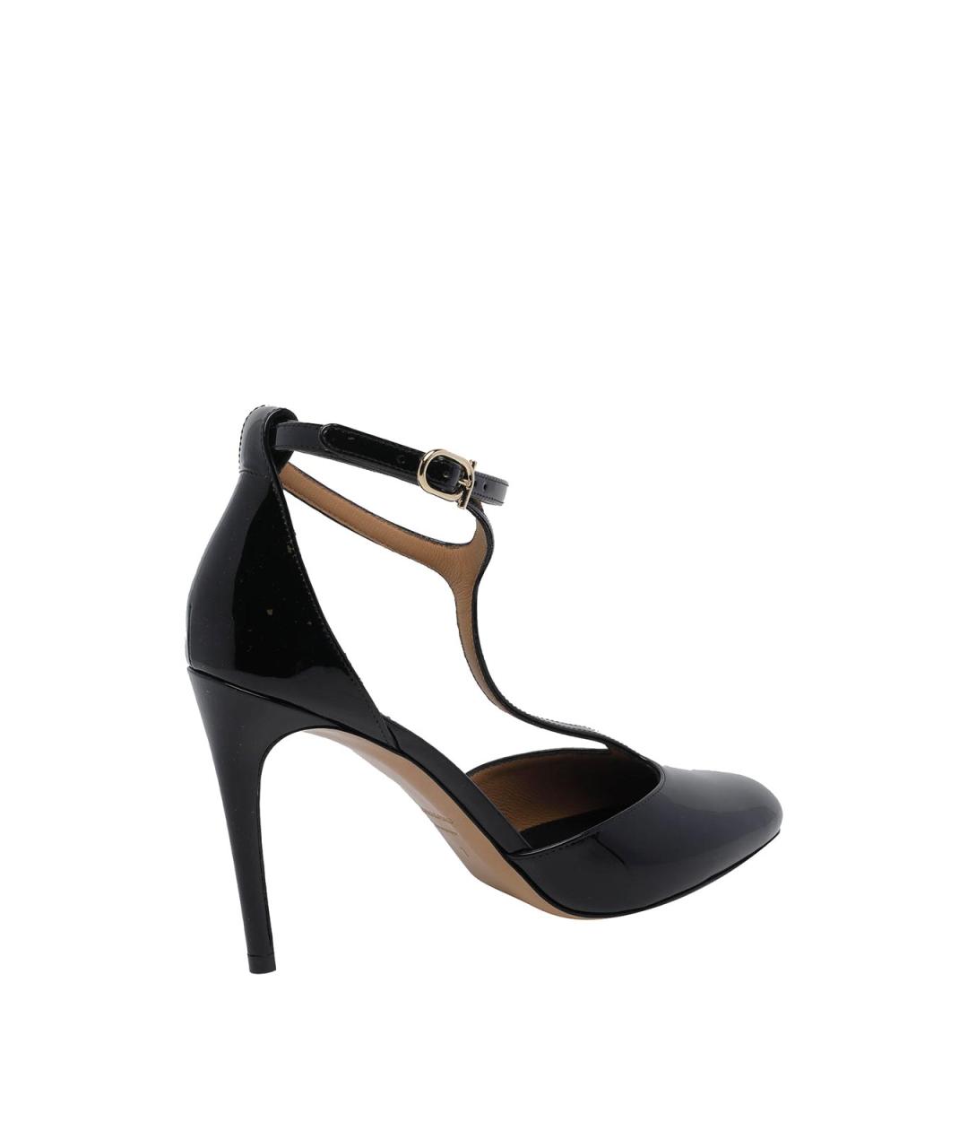 FERRAGAMO Черные кожаные туфли, фото 3