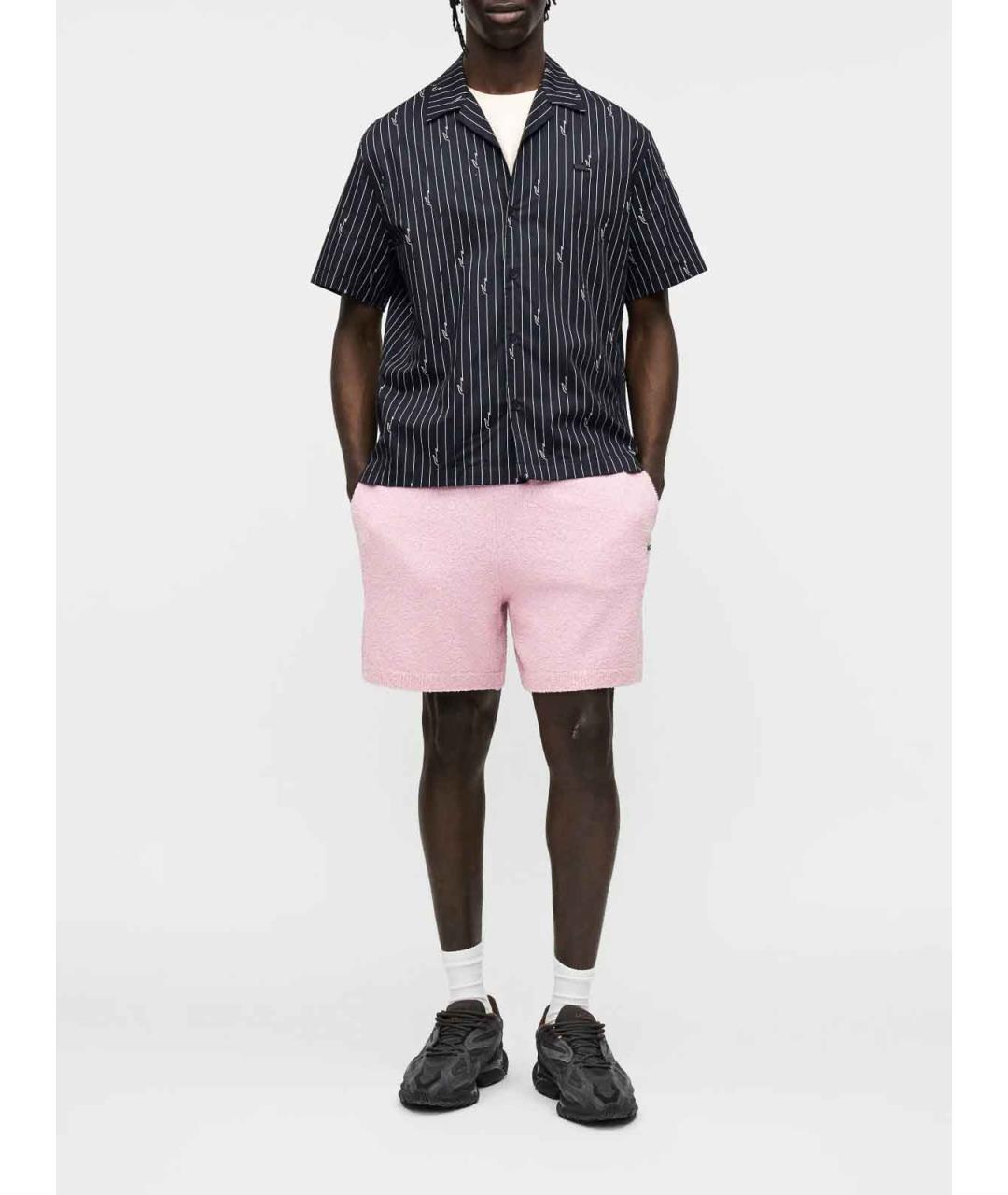 LACOSTE Черная хлопковая кэжуал рубашка, фото 3