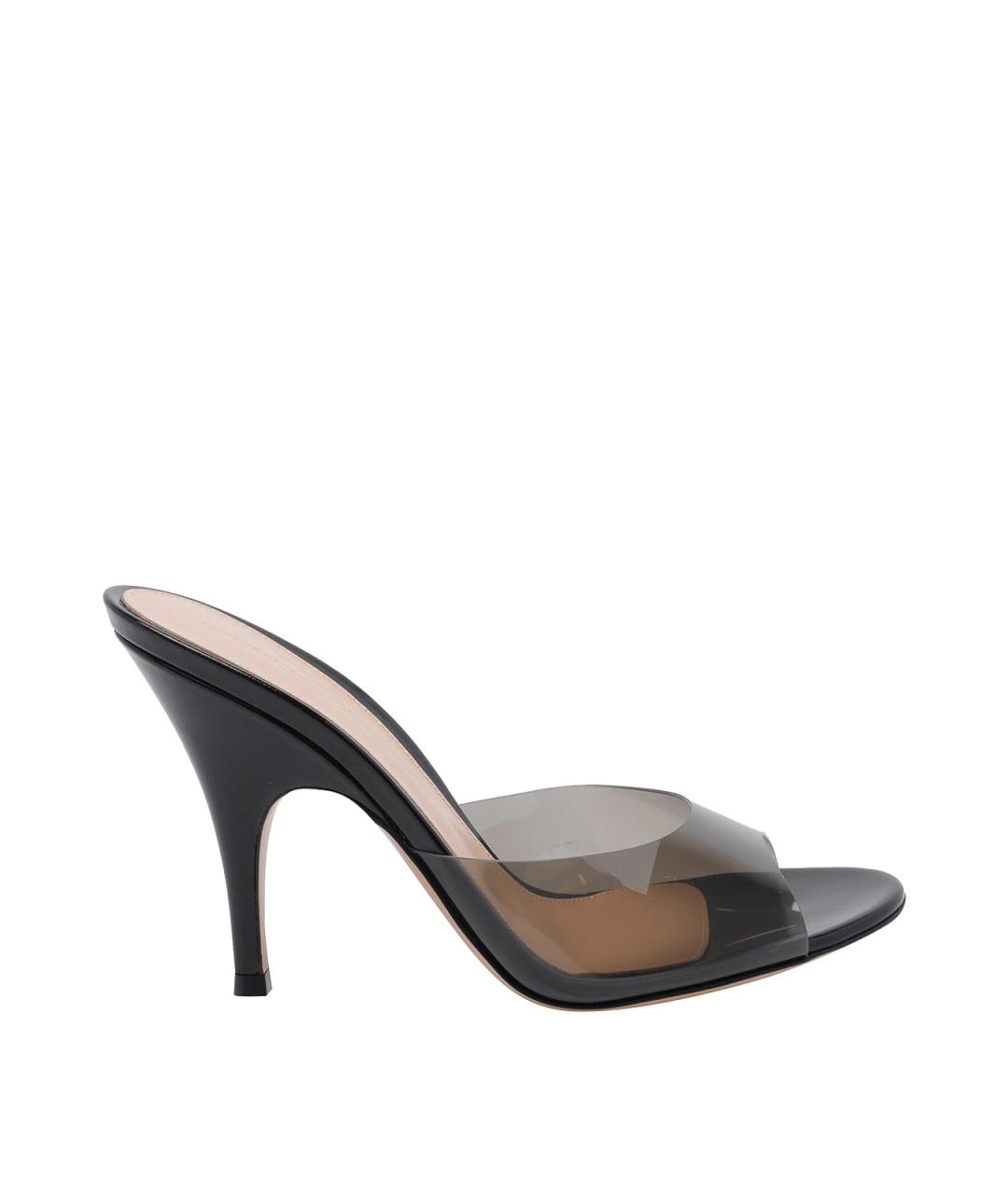 GIANVITO ROSSI Черные мюли, фото 1