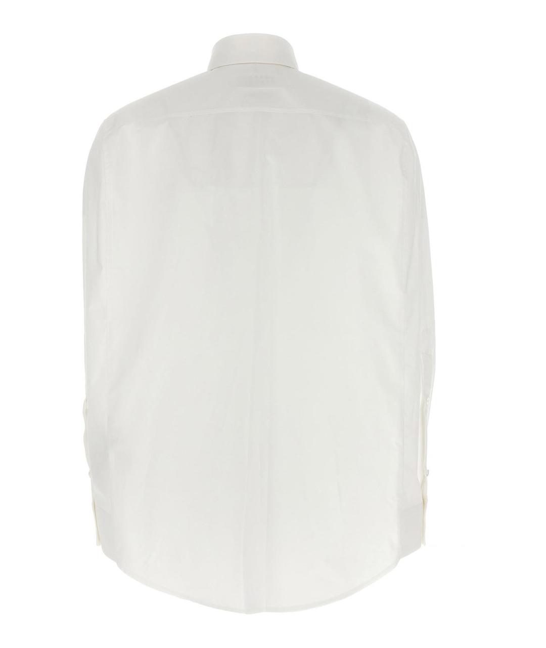 MM6 MAISON MARGIELA Белая хлопковая рубашка, фото 2