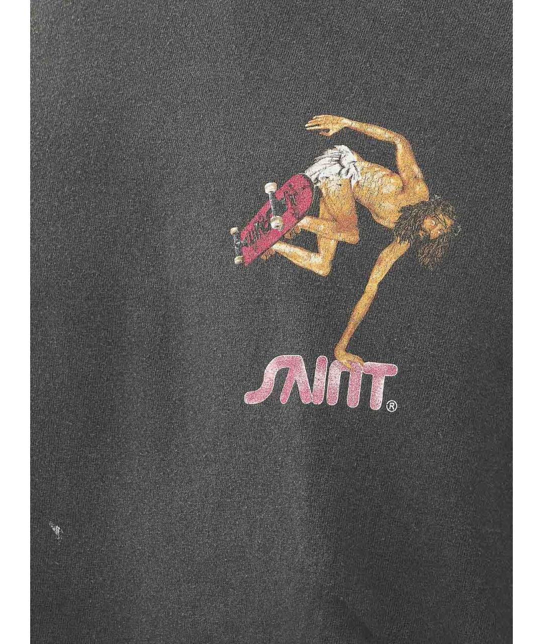 SAINT Mxxxxxx Серая хлопковая футболка, фото 3
