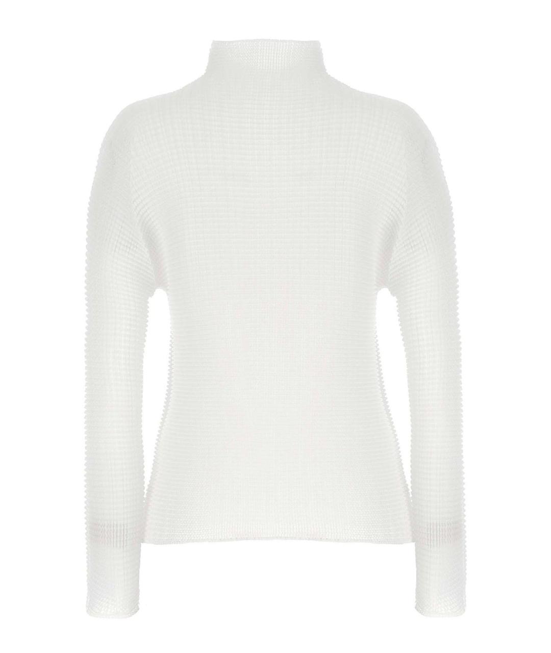ISSEY MIYAKE Белая полиэстеровая водолазка, фото 2