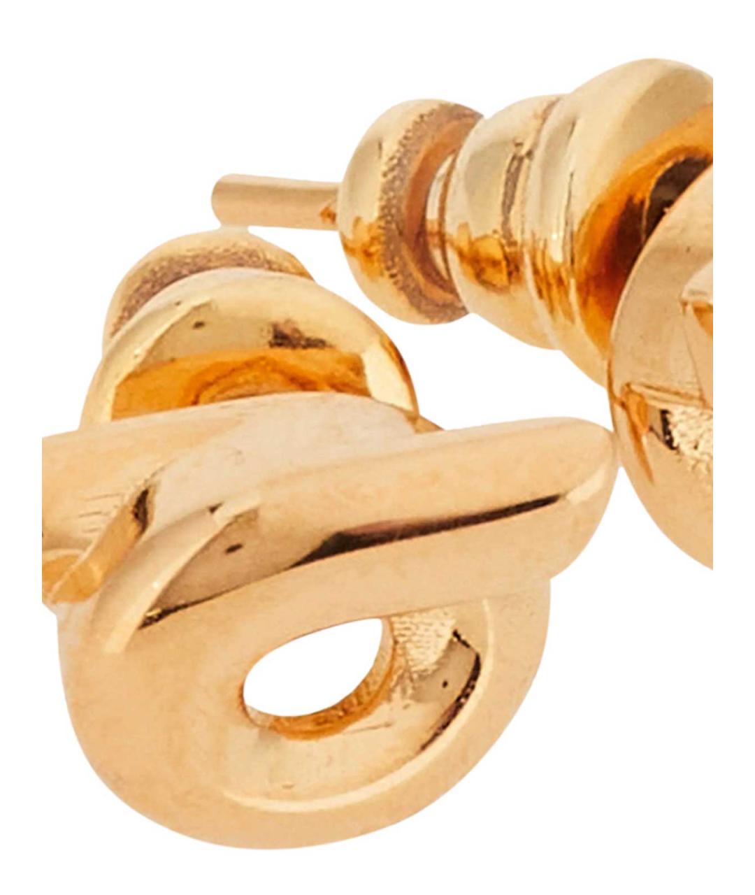FERRAGAMO Золотые серьги из желтого золота, фото 2
