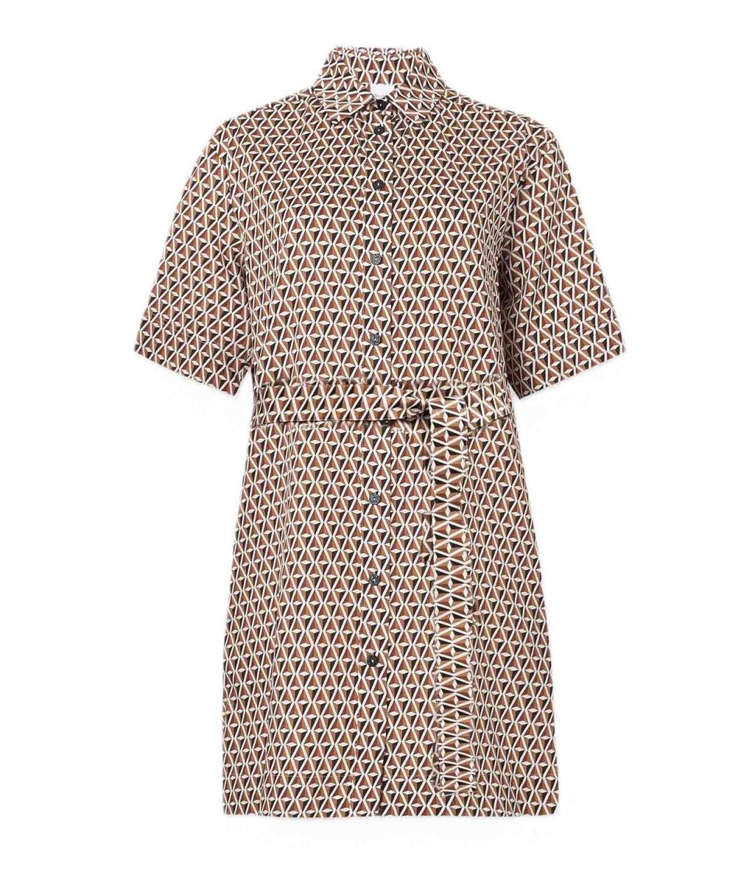 MAX MARA Мульти вискозное повседневное платье, фото 1