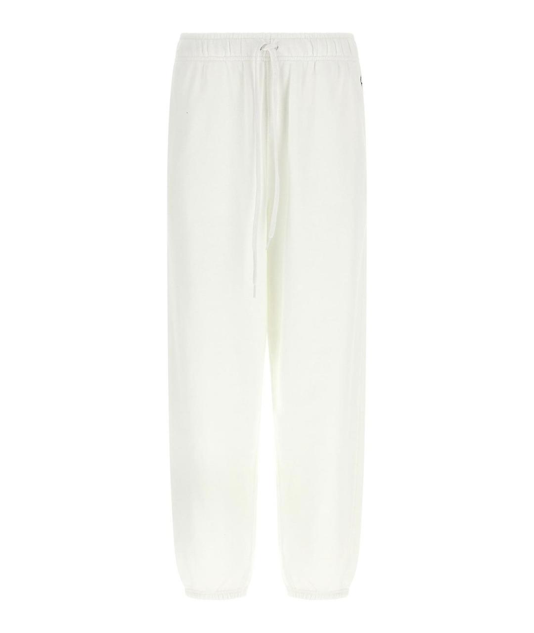 POLO RALPH LAUREN Белые хлопковые спортивные брюки и шорты, фото 1