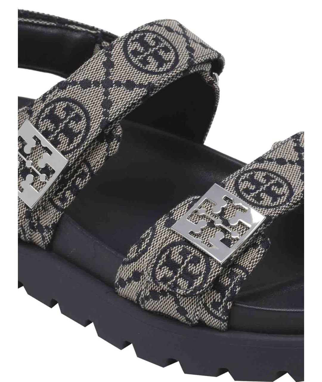 TORY BURCH Синие резиновые сандалии, фото 4