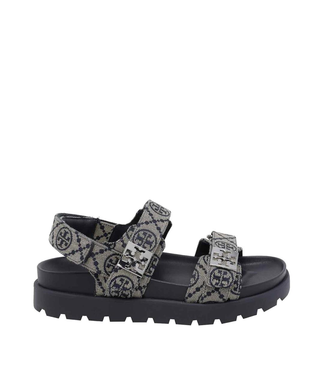 TORY BURCH Синие резиновые сандалии, фото 1