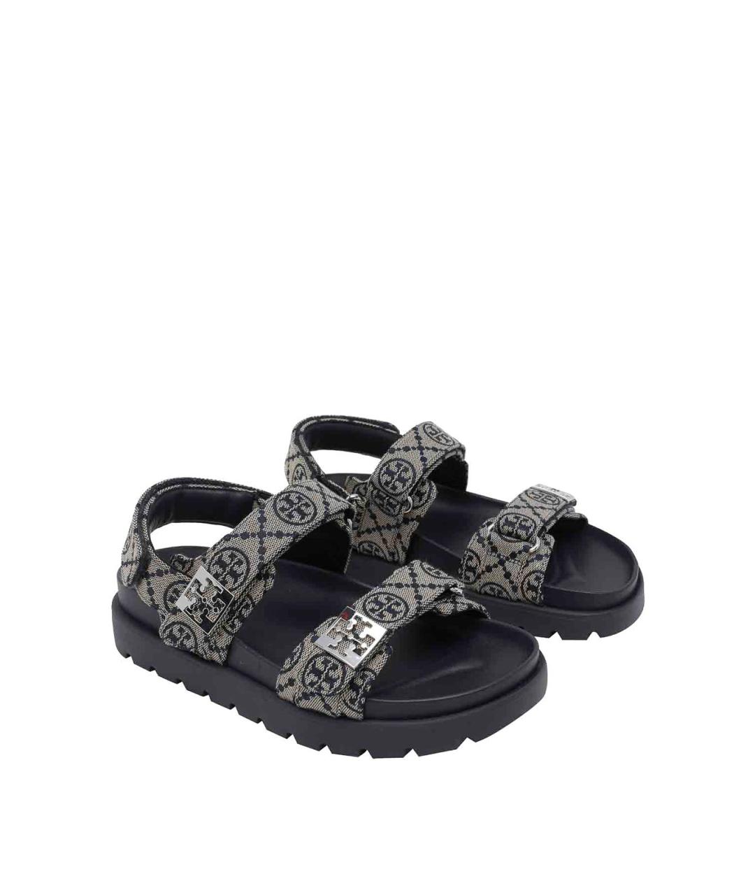 TORY BURCH Синие резиновые сандалии, фото 2