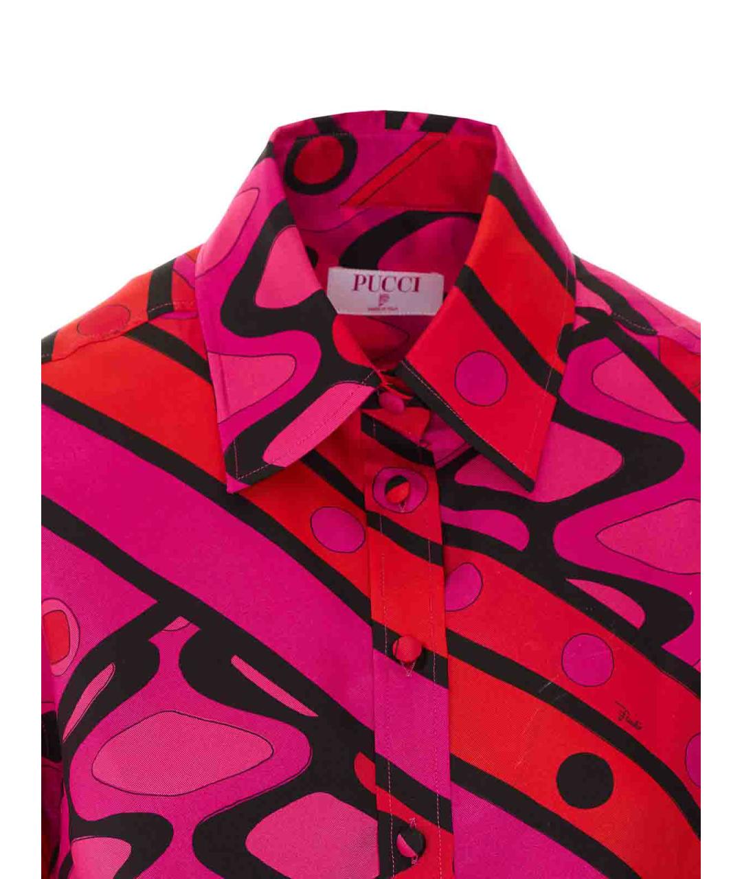 EMILIO PUCCI Мульти хлопковая рубашка, фото 4