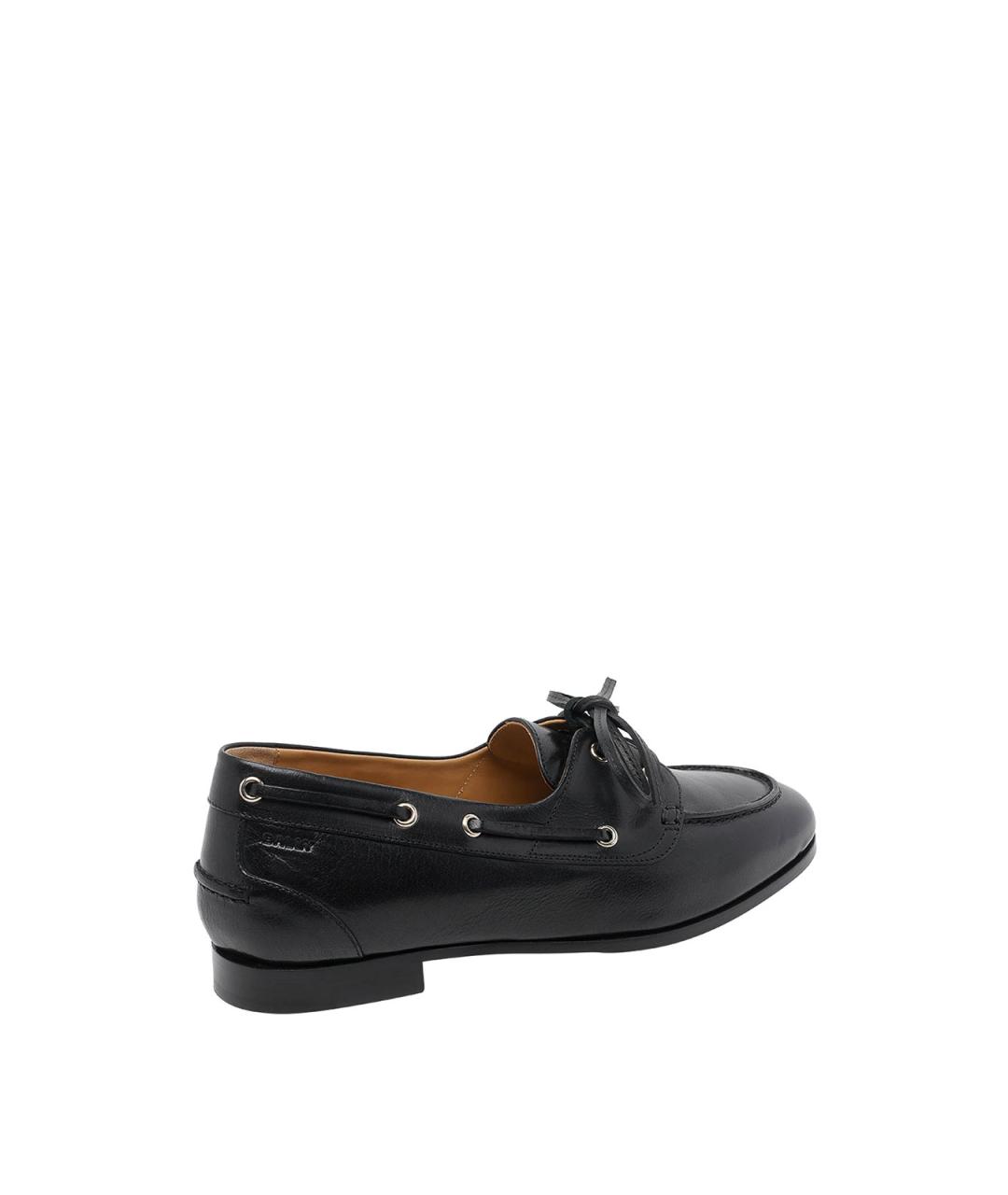 BALLY Черные кожаные лоферы, фото 3