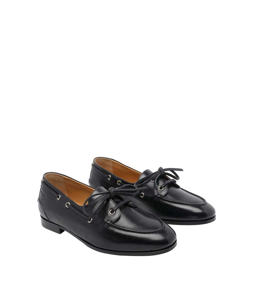 BALLY Черные кожаные лоферы, фото 2
