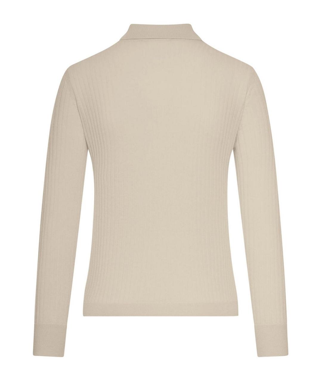 MAX MARA Бежевый кашемировый джемпер / свитер, фото 2
