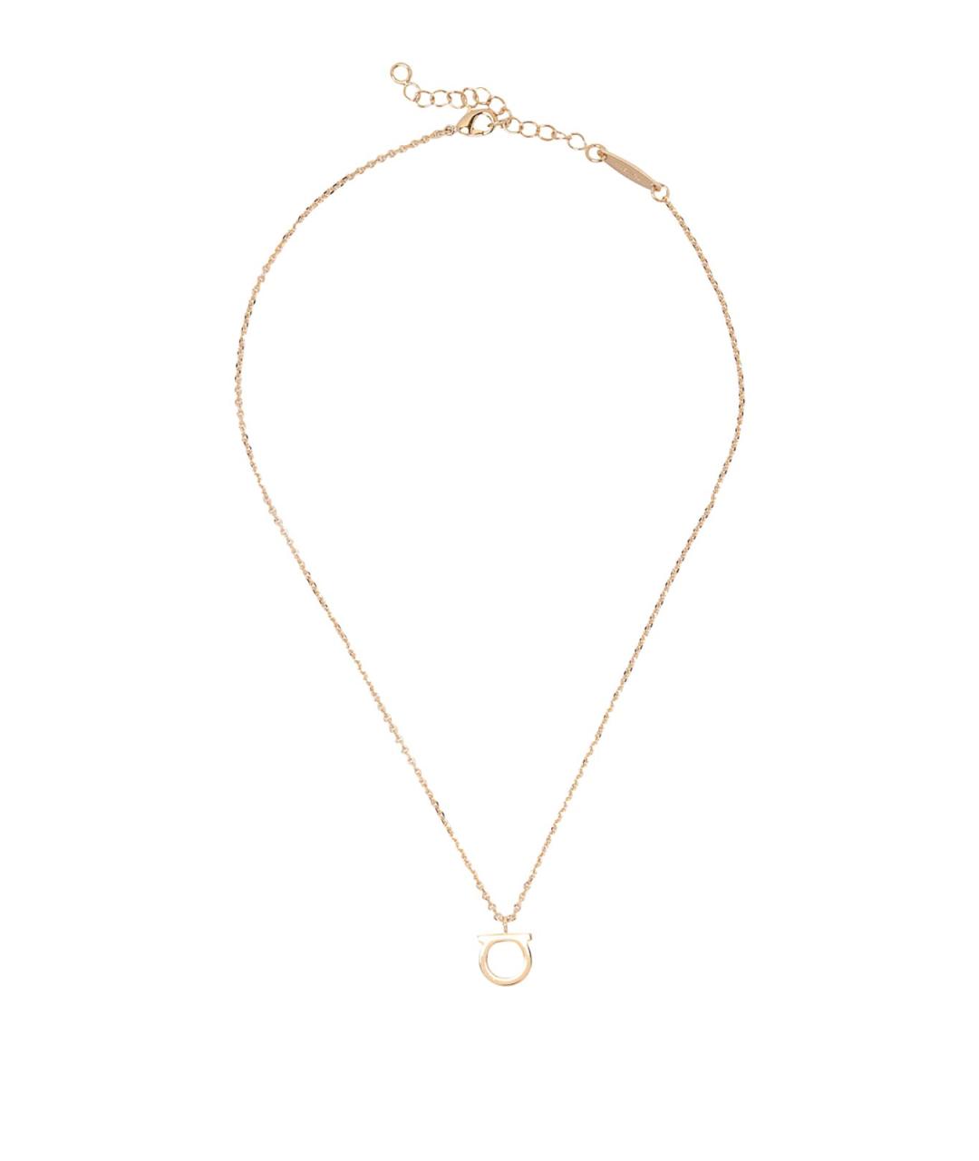 FERRAGAMO Золотое колье из желтого золота, фото 1