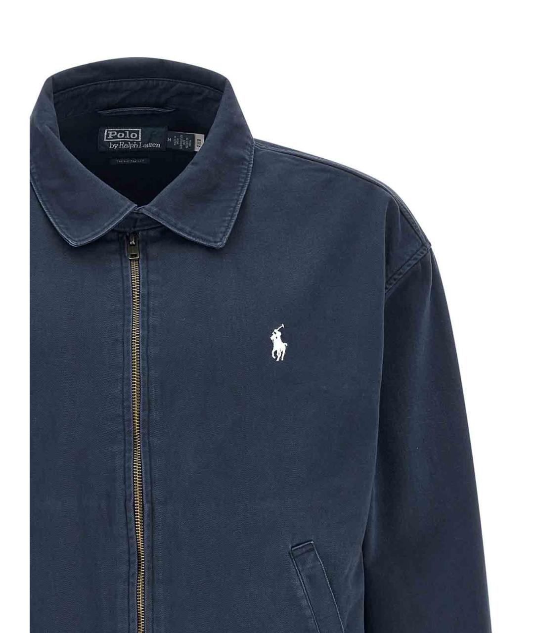 POLO RALPH LAUREN Синяя хлопковая куртка, фото 3