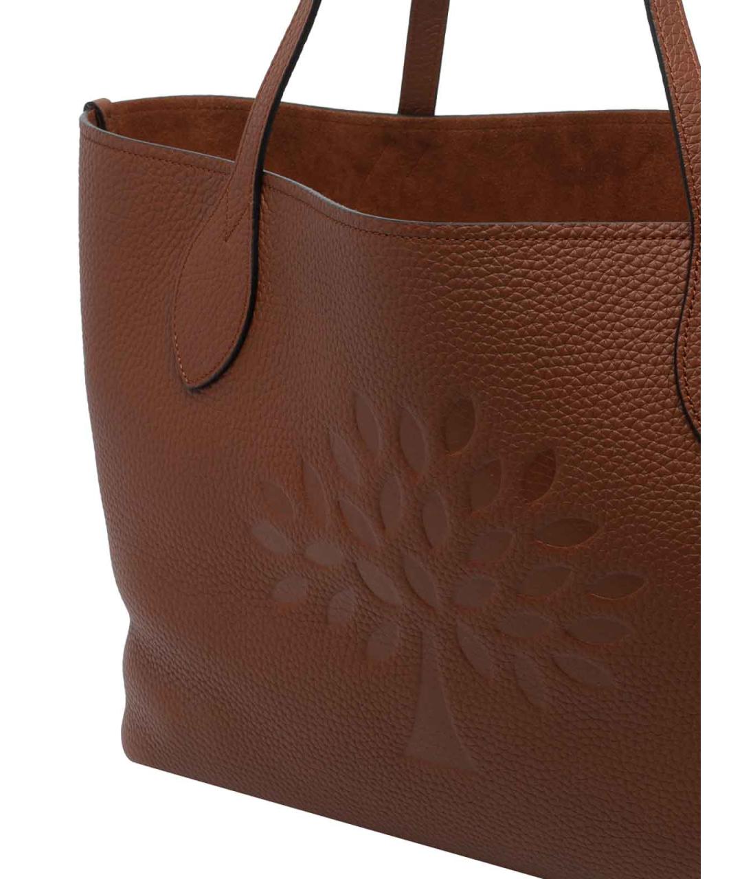 MULBERRY Коричневая кожаная сумка тоут, фото 4