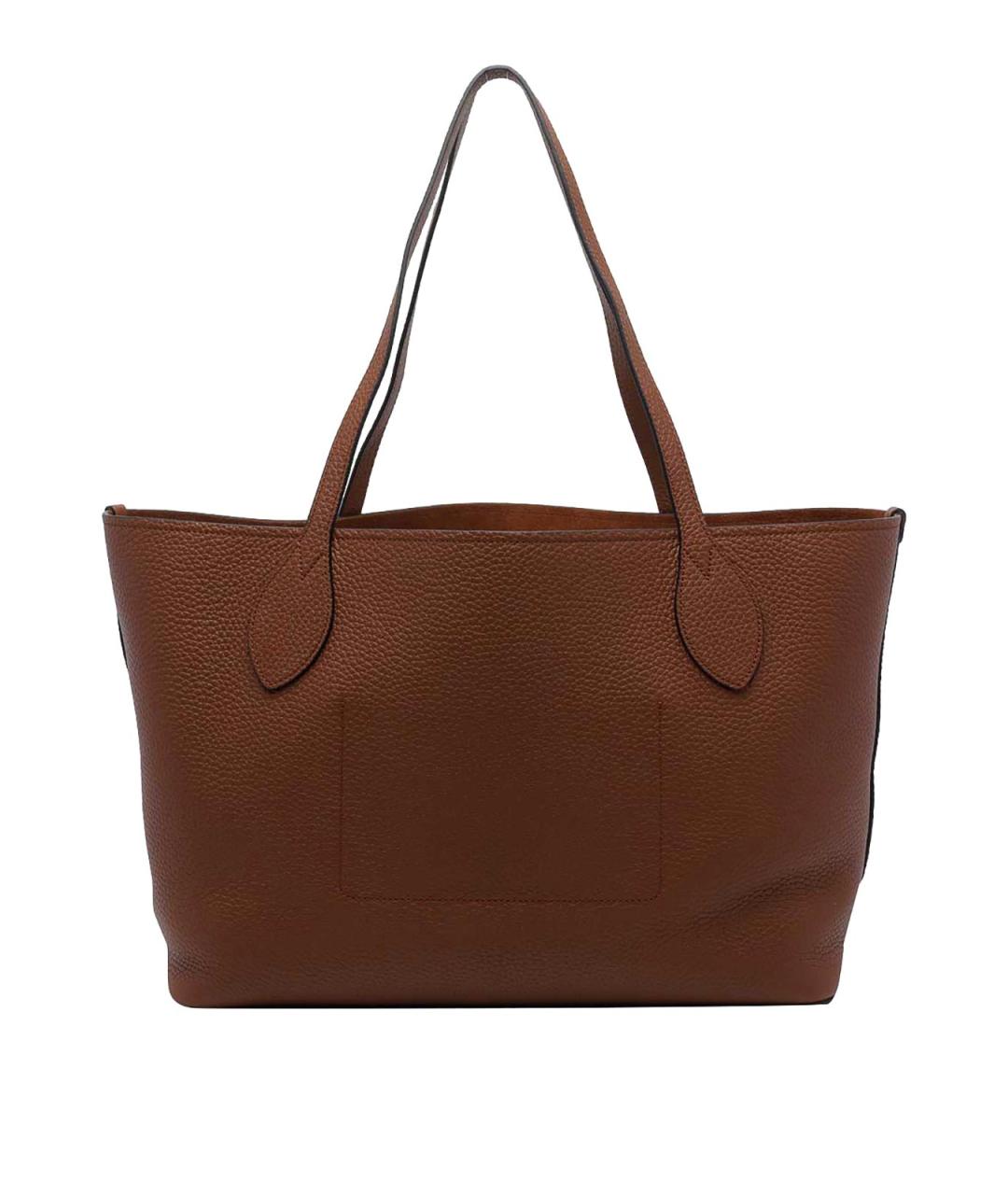 MULBERRY Коричневая кожаная сумка тоут, фото 3