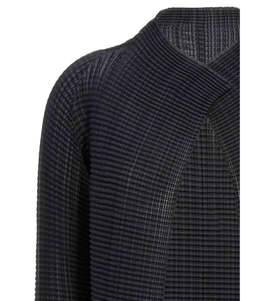 ISSEY MIYAKE Черный полиэстеровый кардиган, фото 3