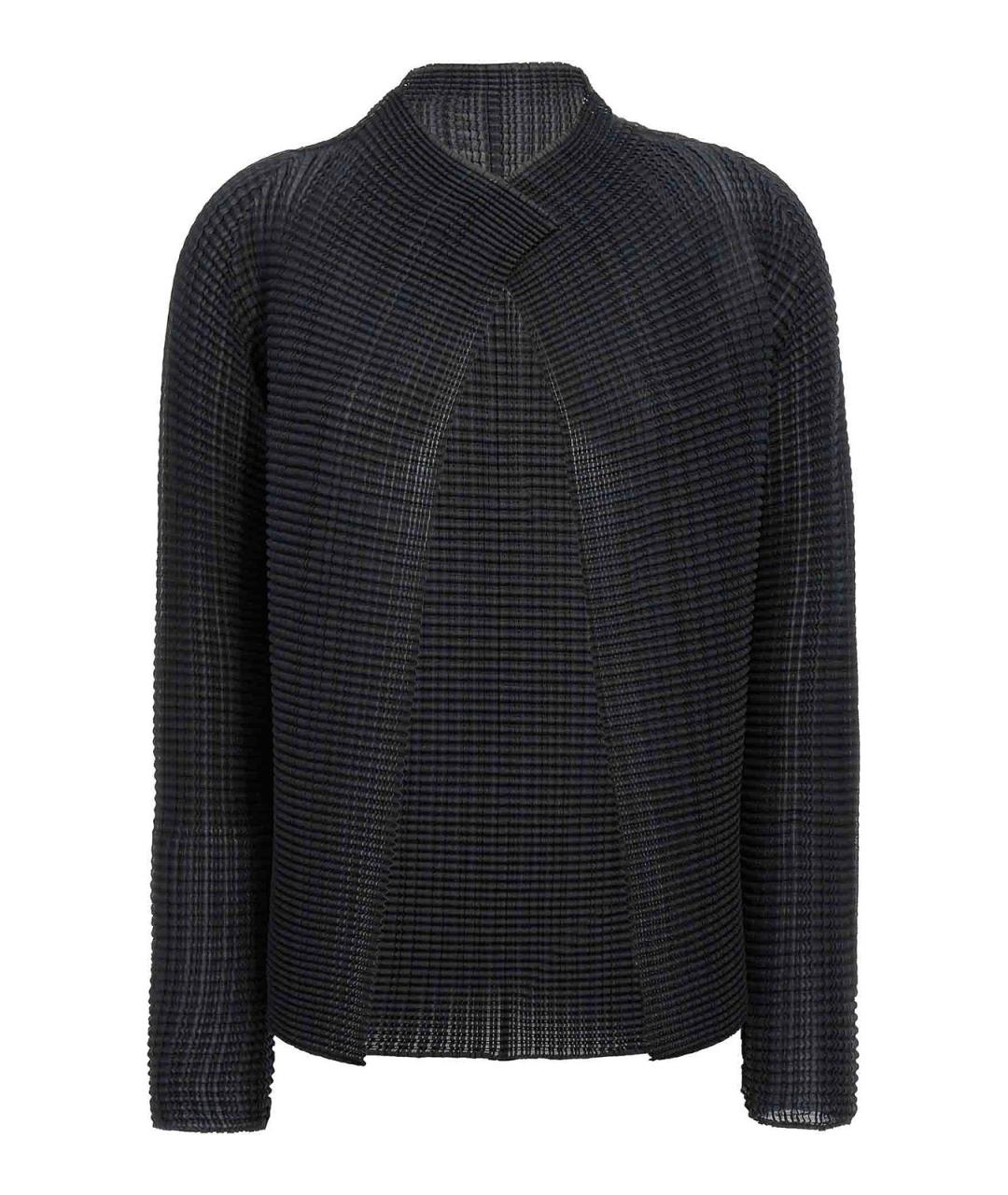 ISSEY MIYAKE Черный полиэстеровый кардиган, фото 1