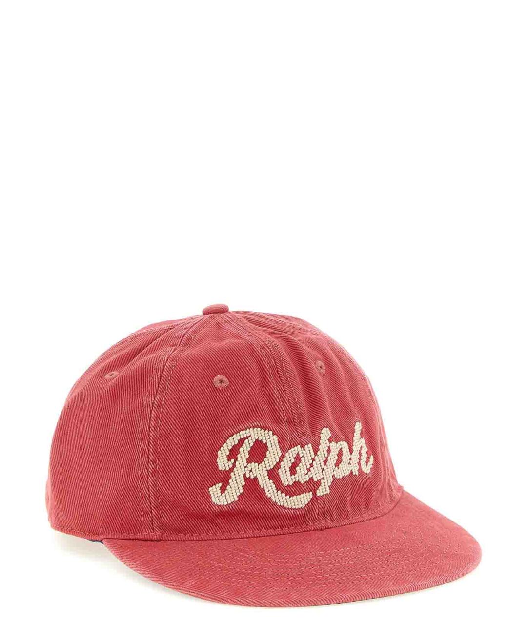 POLO RALPH LAUREN Красная хлопковая кепка/бейсболка, фото 2