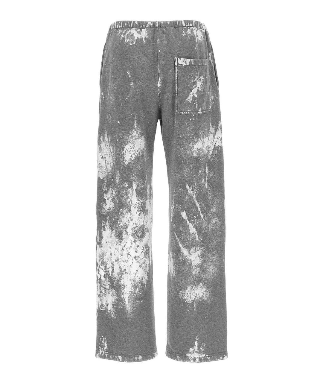 MM6 MAISON MARGIELA Серые хлопковые спортивные брюки и шорты, фото 2