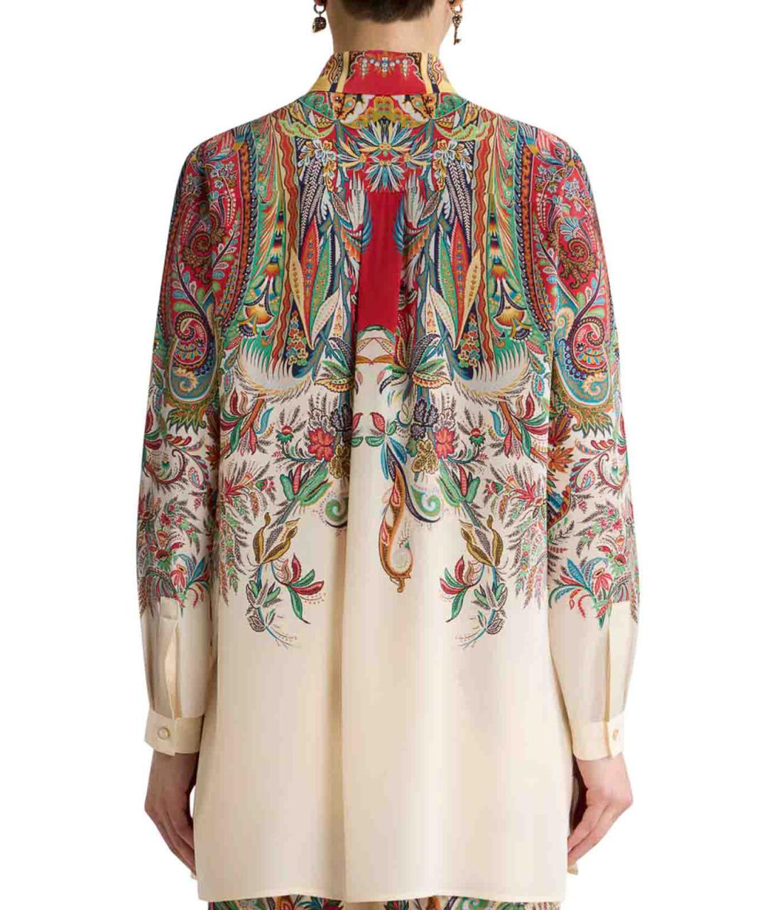 ETRO Мульти шелковая рубашка, фото 4