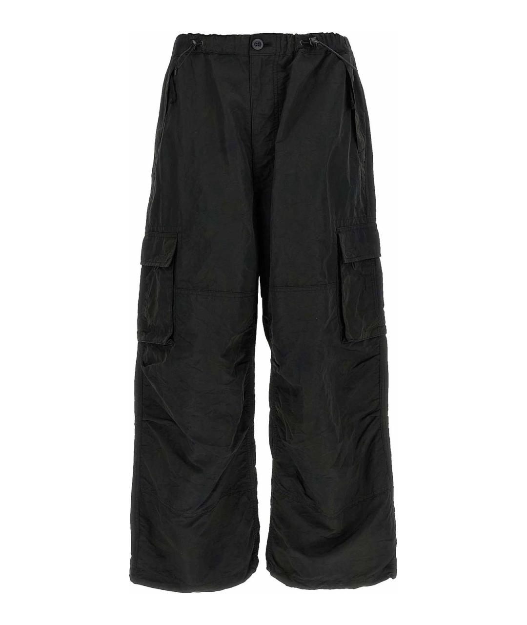 COMME DES GARÇONS HOMME PLUS Черные полиамидовые повседневные брюки, фото 1