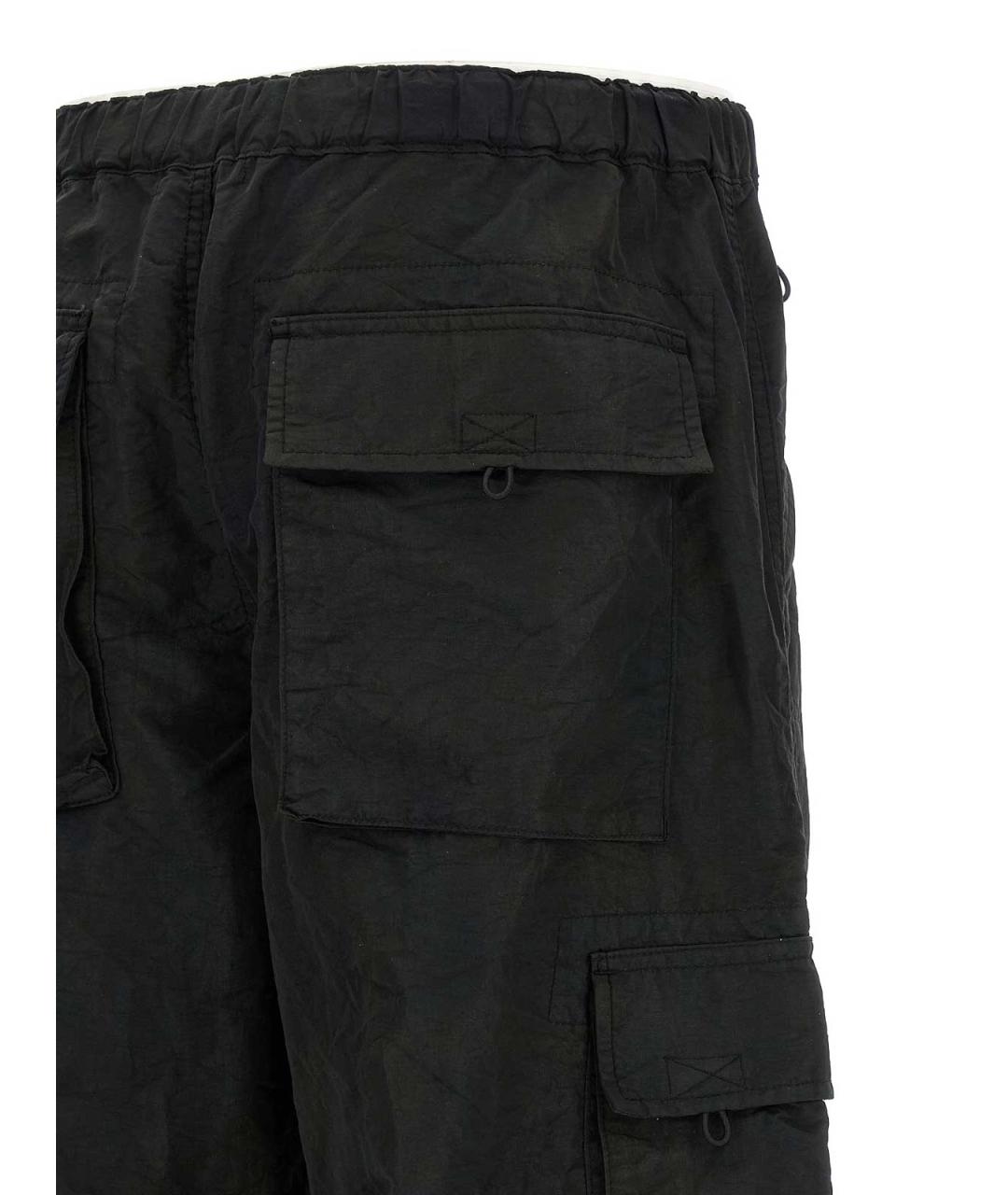 COMME DES GARÇONS HOMME PLUS Черные полиамидовые повседневные брюки, фото 4